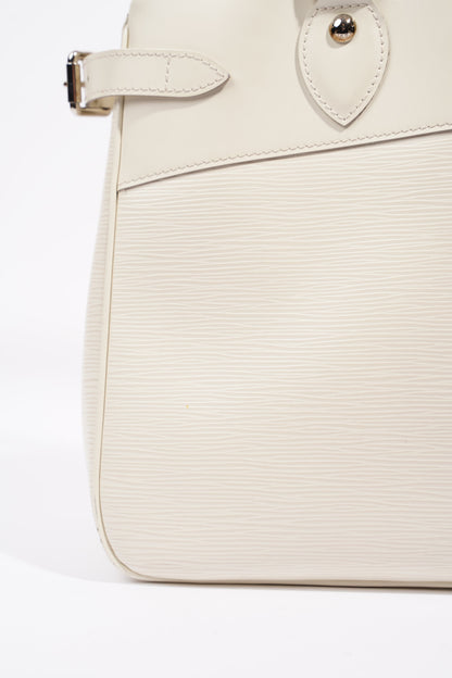 Louis Vuitton Womens Vintage Passy White Epi Leather GM