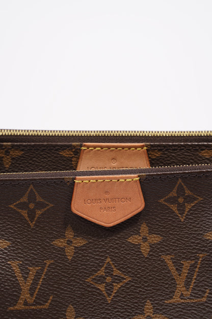 Louis Vuitton Womens Multi Pochette Bag Monogram Canvas