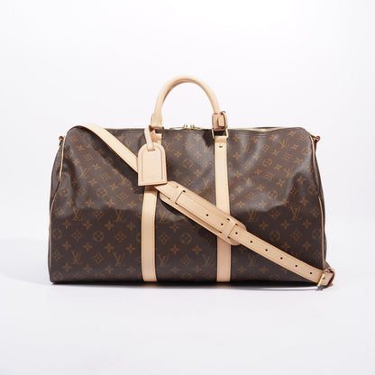 Louis Vuitton Womens Keepall Bandouliere Monogram 50