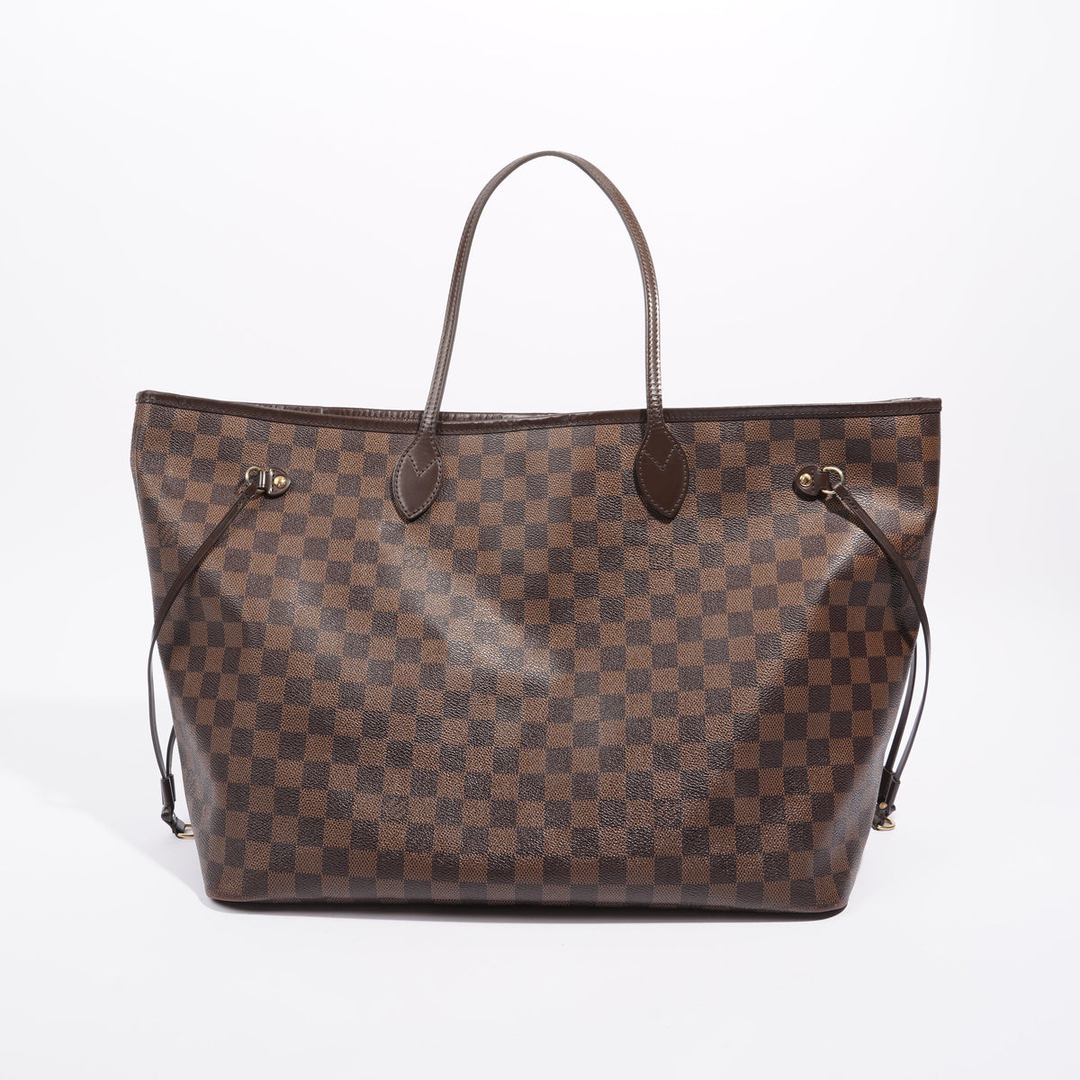 Louis Vuitton Womens Neverfull Damier Ebene GM