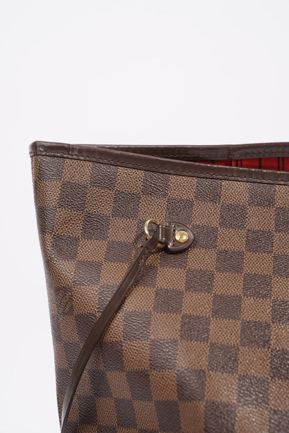 Louis Vuitton Womens Neverfull Damier Ebene GM