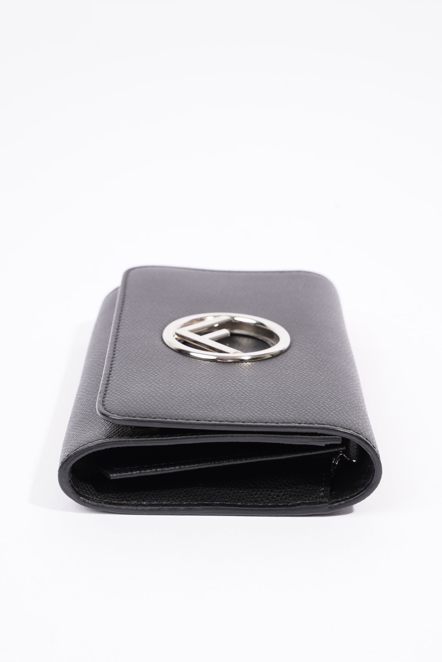 Fendi F is Fendi Wallet on Chain Black Leather OS