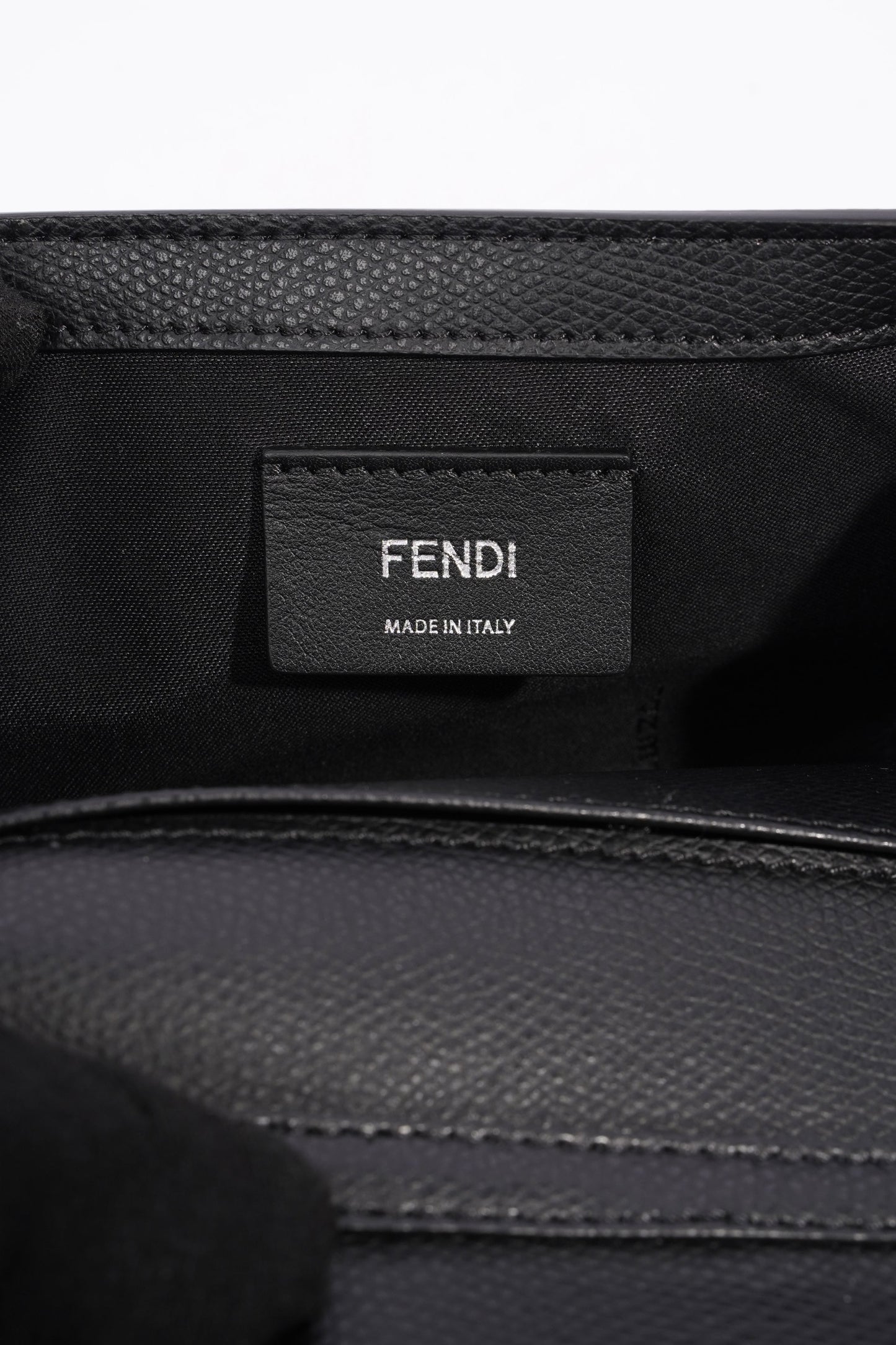 Fendi F is Fendi Wallet on Chain Black Leather OS