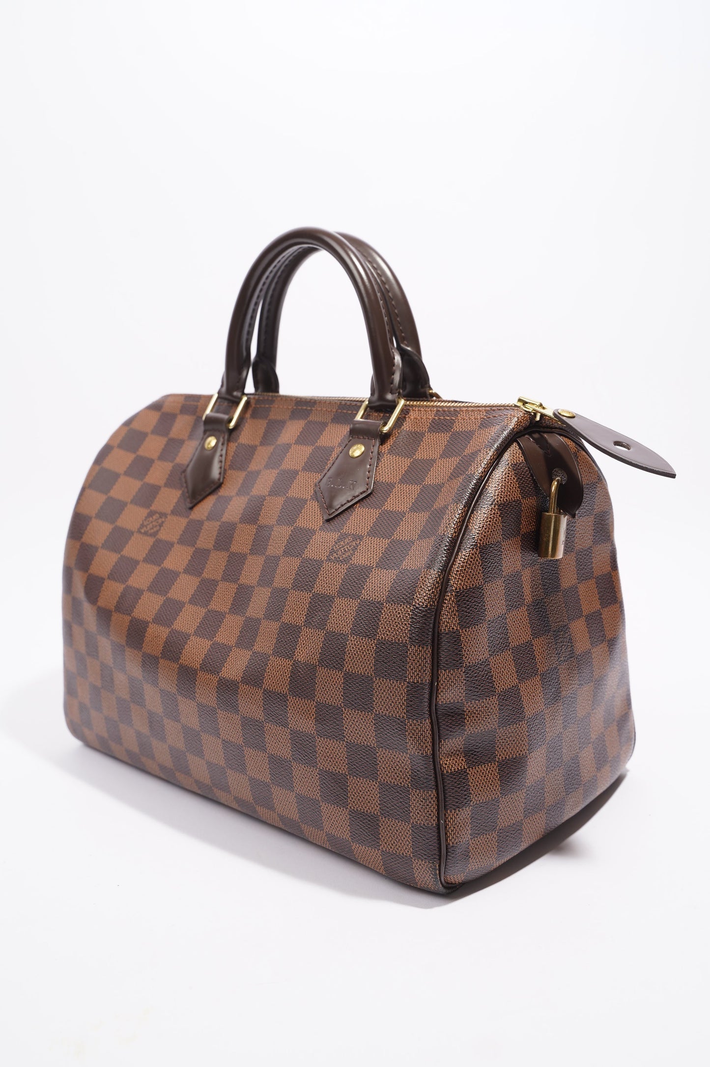 Louis Vuitton Womens Speedy Bag Damier Ebene Canvas 30