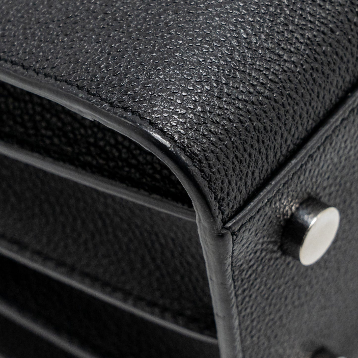Saint Laurent sac de JOUR Grained Calfskin Black SHW