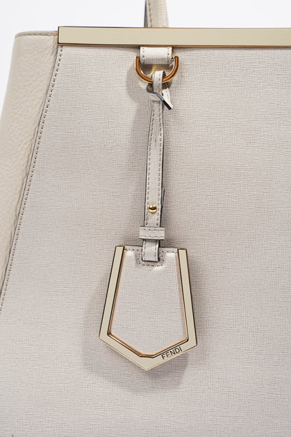 Fendi Womens 2Jours Grey / Beige Large