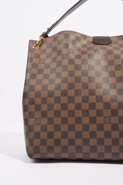 Louis Vuitton Womens Graceful Bag Damier Ebene Canvas MM
