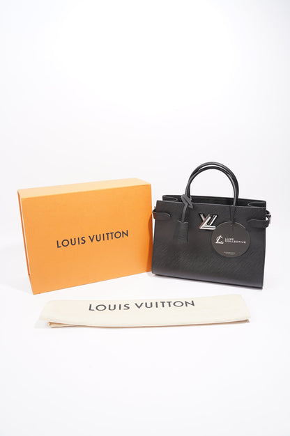 Louis Vuitton Twist Tote Bag Black Epi Leather