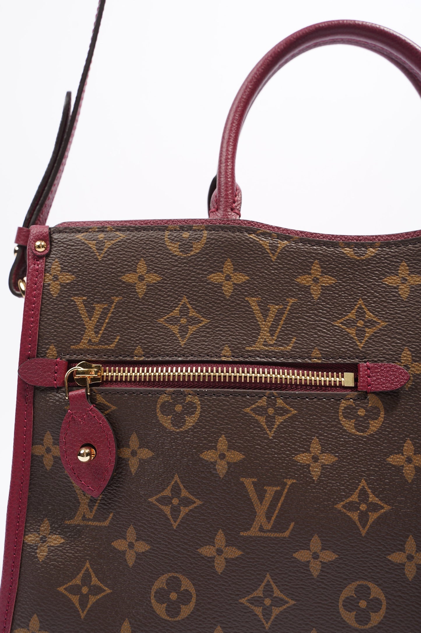 Louis Vuitton Popincourt Monogram Canvas Raisin PM