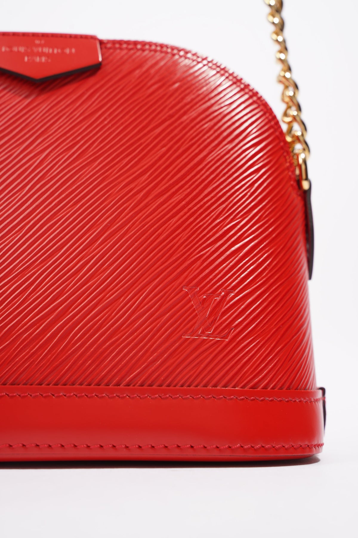Louis Vuitton Alma Mini Bag Red Epi Leather