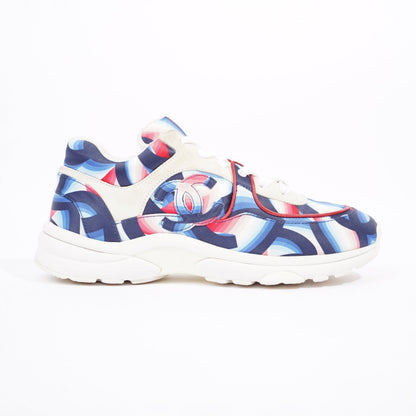 Chanel CC Logo Blue   Multi EU 38   UK 5
