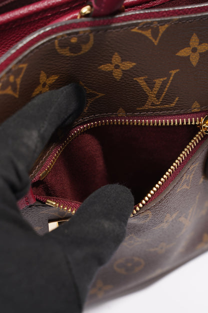 Louis Vuitton Popincourt Monogram Canvas Raisin PM