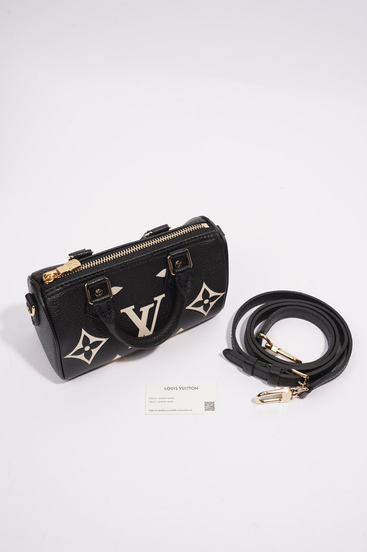 Louis Vuitton Speedy Bag Monogram Empreinte Leather Nano