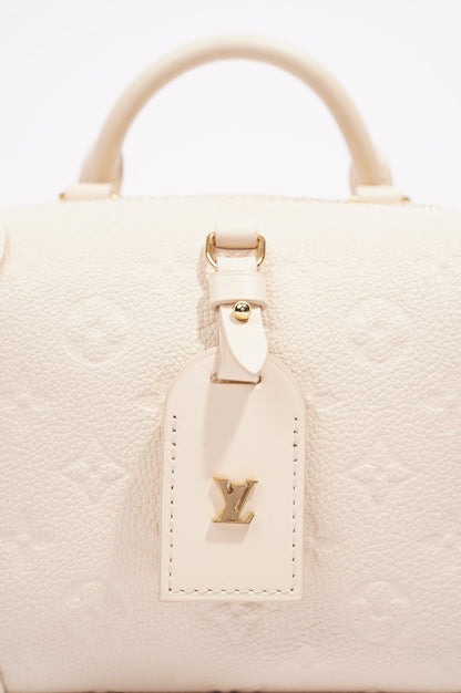 Louis Vuitton Malle Souple Empreinte Embossed White Leather
