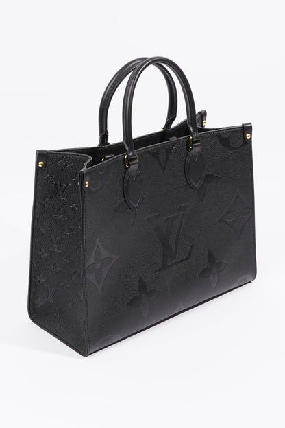 Louis Vuitton On The Go Bag Monogram Empreinte Leather MM