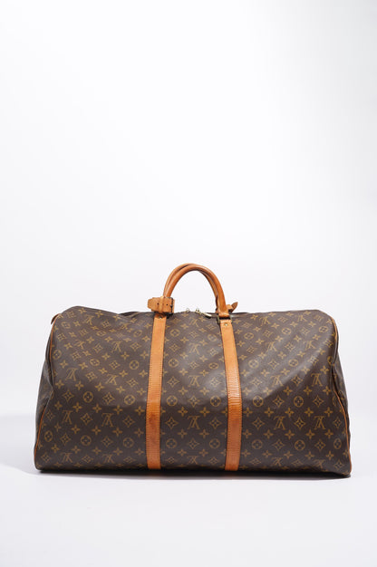 Louis Vuitton Womens Keepall 60 Monogram Canvas