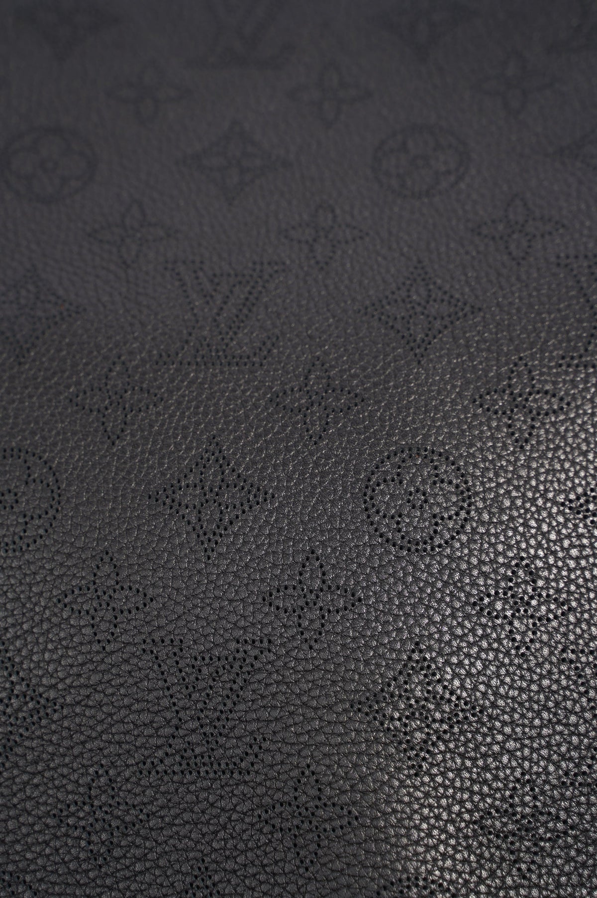 Louis Vuitton Babylone Bag Black Mahina Monogram Leather PM