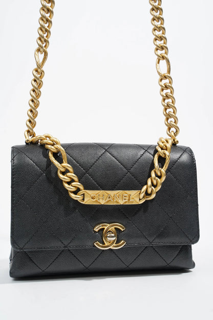 Bracelet on Chain Quilted Mini Flap Bag
