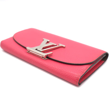 Louis-vuitton Taurillon Leather Vivienne LV Long Wallet Pink