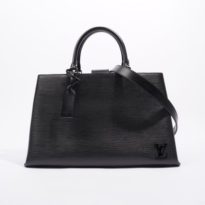 Louis Vuitton Womens Kleber Black Epi Leather MM