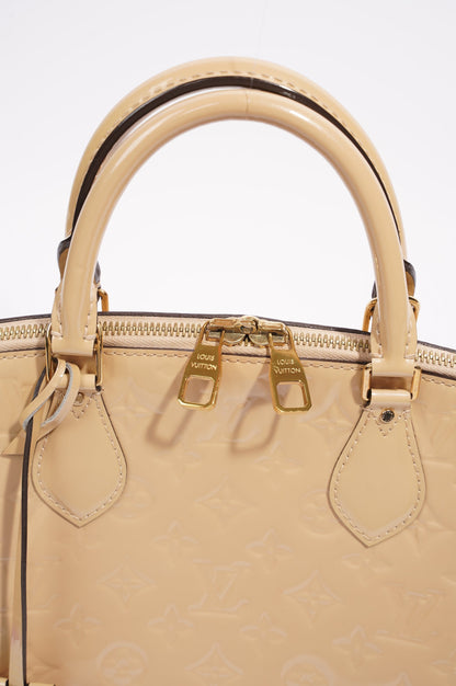 Louis Vuitton Santa Monica Bag Beige Vernis Leather