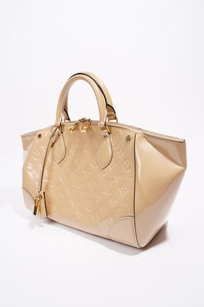 Louis Vuitton Santa Monica Bag Beige Vernis Leather