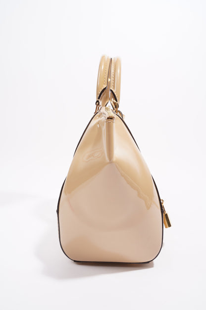 Louis Vuitton Santa Monica Bag Beige Vernis Leather