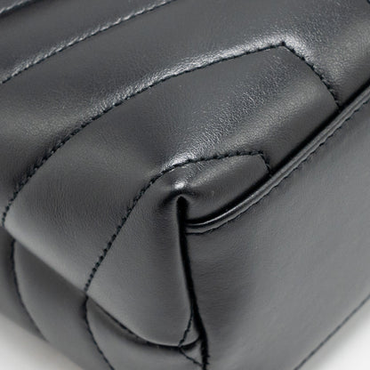 Saint Laurent/YSL Medium Loulou Shoulder Bag Calfskin So Black