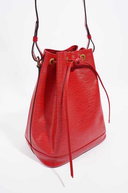 Louis Vuitton Noe Bag Red Epi Leather GM