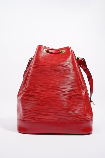 Louis Vuitton Noe Bag Red Epi Leather GM