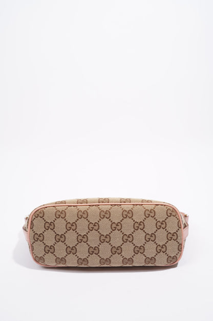 Gucci Womens Vintage Boat Pochette Supreme / Pink