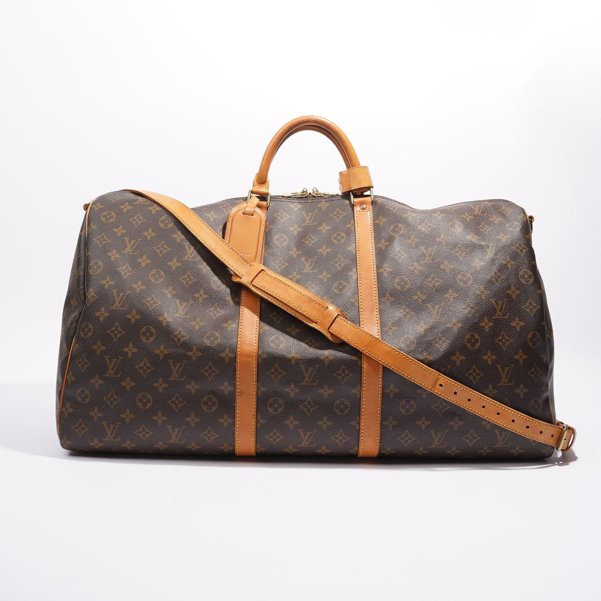 Louis Vuitton Womens Vintage Keepall Bandouliere Monogram Canvas 60