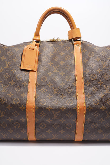 Louis Vuitton Womens Vintage Keepall Bandouliere Monogram Canvas 60
