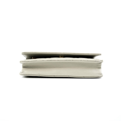 Chanel Wallet on Chain WOC Lambskin Grey (Microchipped)