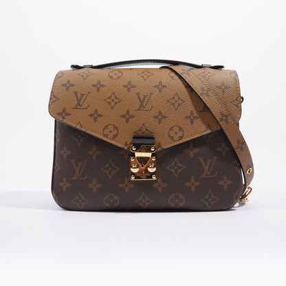 Louis Vuitton Womens Pochette Metis Reverse Monogram