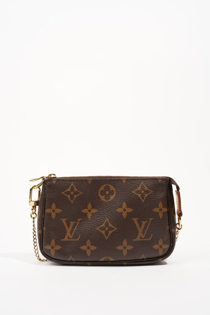 Louis Vuitton Womens Mini Pochette Monogram
