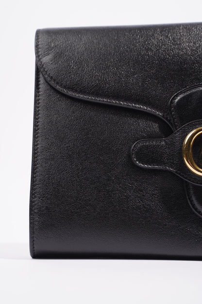 Gucci Womens Marmont Clutch Bag Black / Gold