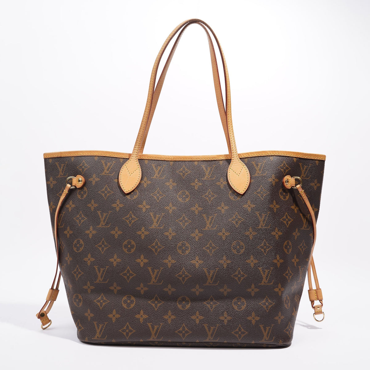 Louis Vuitton Womens Neverfull Monogram Canvas MM