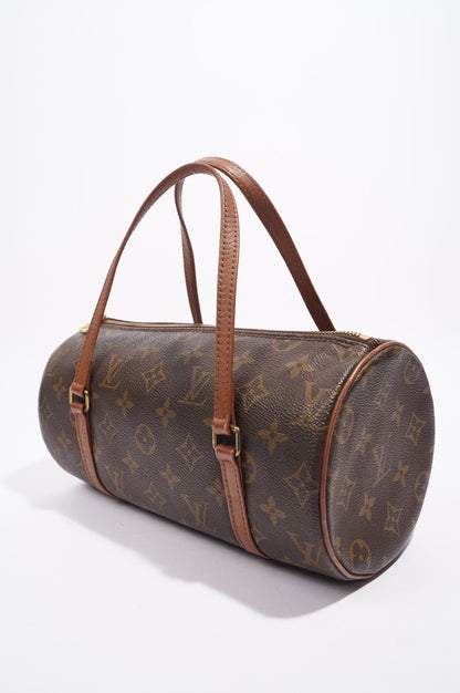 Louis Vuitton Womens Papillon Monogram Brown Canvas 26
