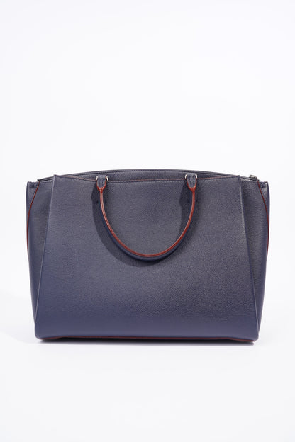 Louis Vuitton Lockme Tote Bag Blue Leather