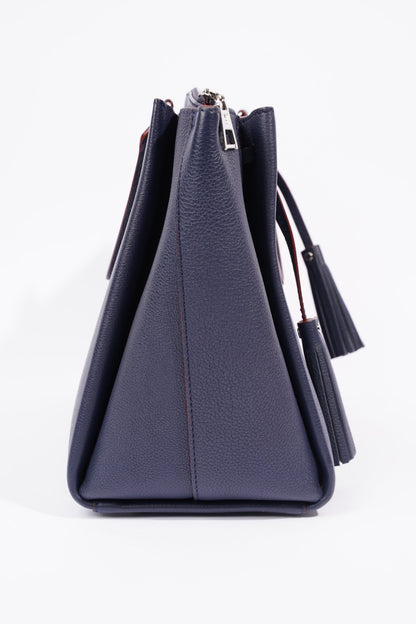 Louis Vuitton Lockme Tote Bag Blue Leather