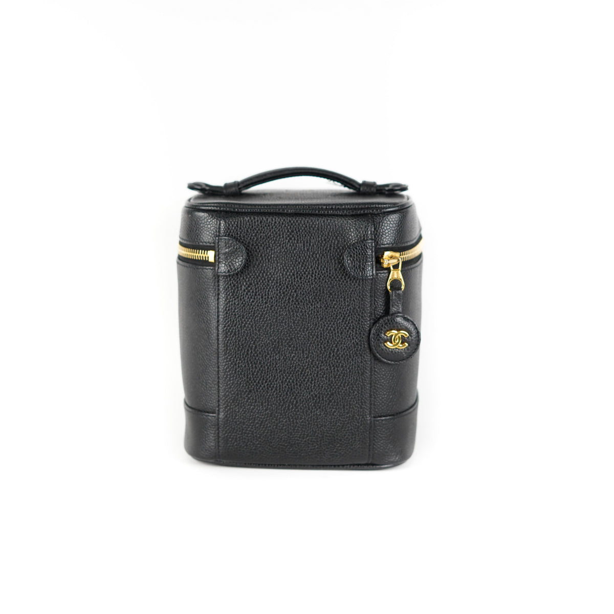 ITEM 11 - Chanel Vintage Caviar Vanity