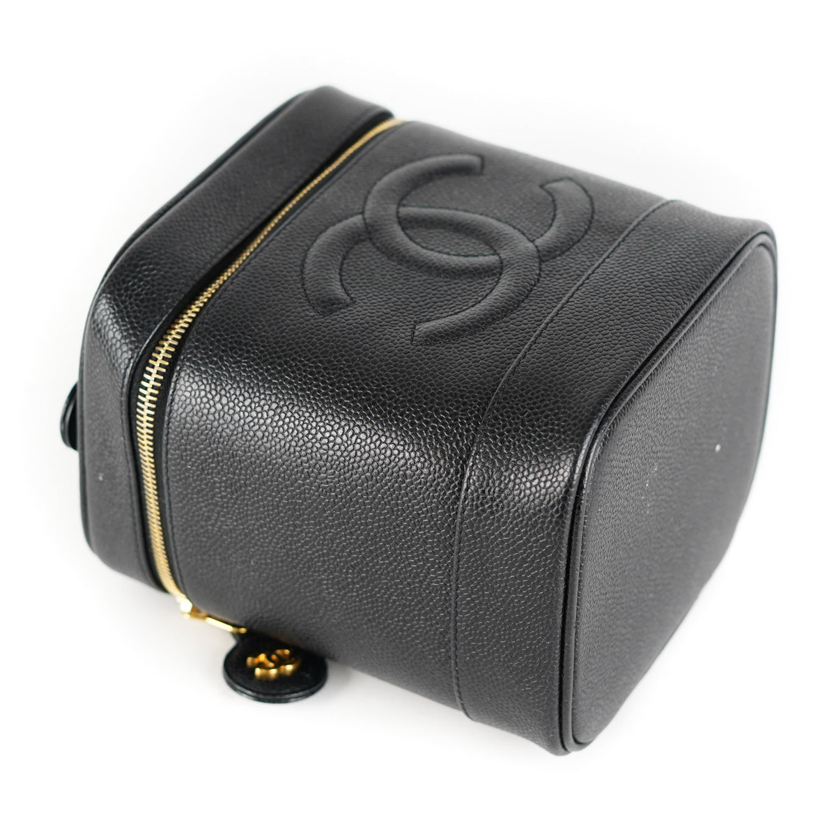 ITEM 11 - Chanel Vintage Caviar Vanity