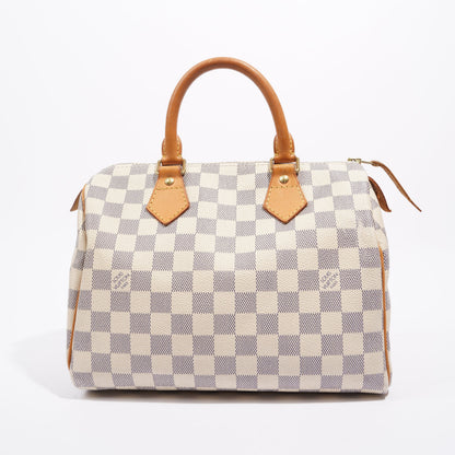 Louis Vuitton Womens Speedy Damier Azur 25