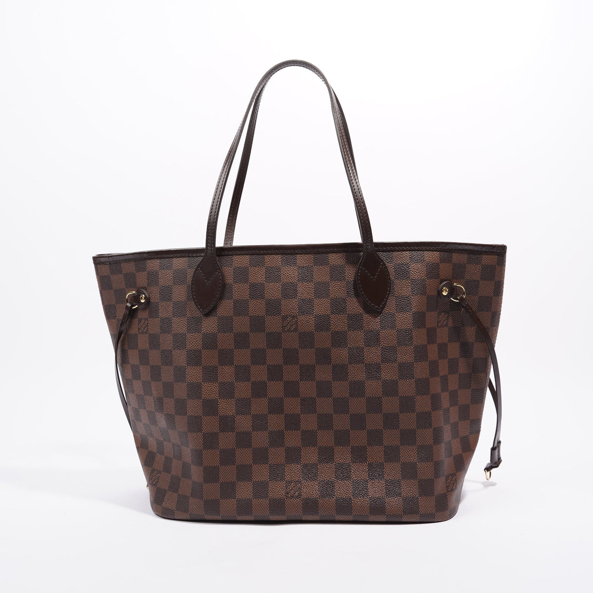 Louis Vuitton Womens Neverfull Damier Ebene MM