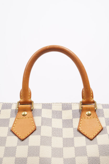 Louis Vuitton Womens Speedy Damier Azur 25
