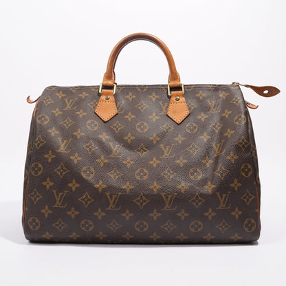 Louis Vuitton Womens Speedy Monogram Canvas 35