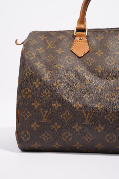 Louis Vuitton Womens Speedy Monogram Canvas 35
