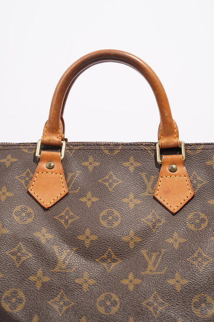 Louis Vuitton Womens Speedy Monogram Canvas 35