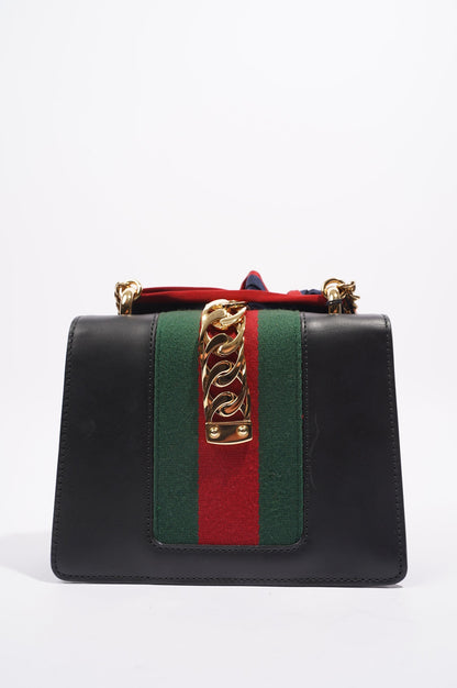 Gucci Womens Sylvie Black Mini